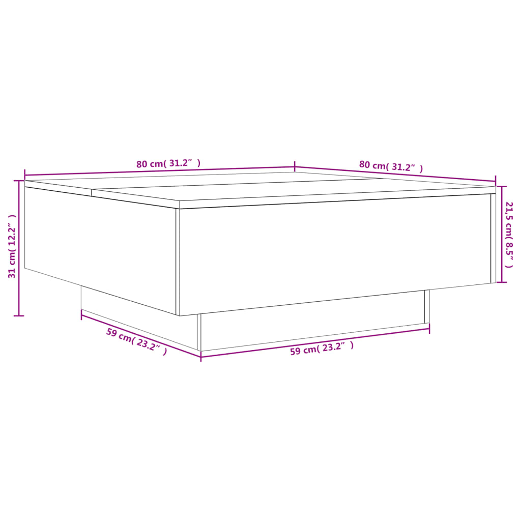 Coffee Table Engineered Wood