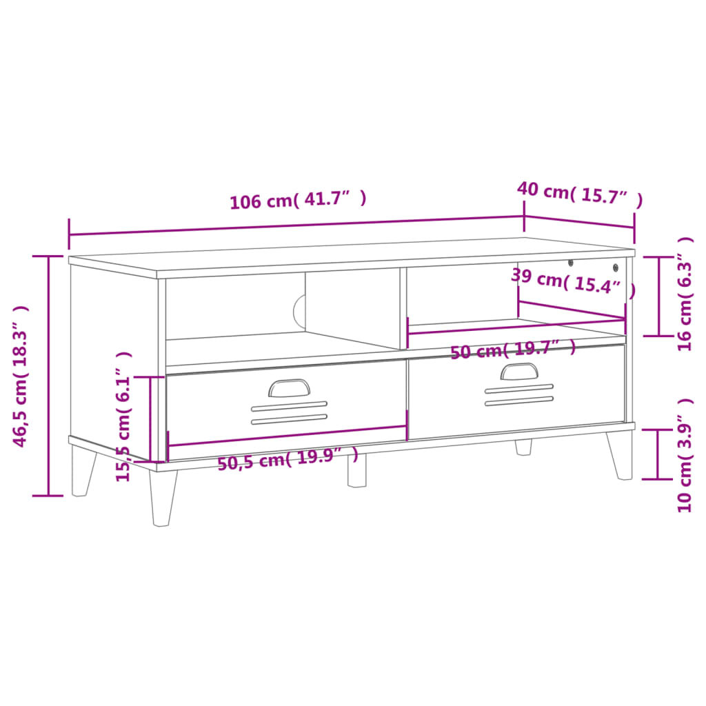 Tv Stand Viken Engineered Wood