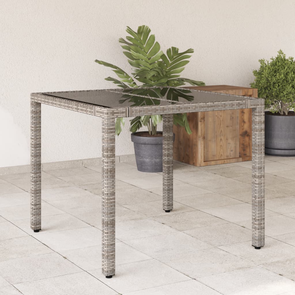 Patio Table With Top Poly Rattan