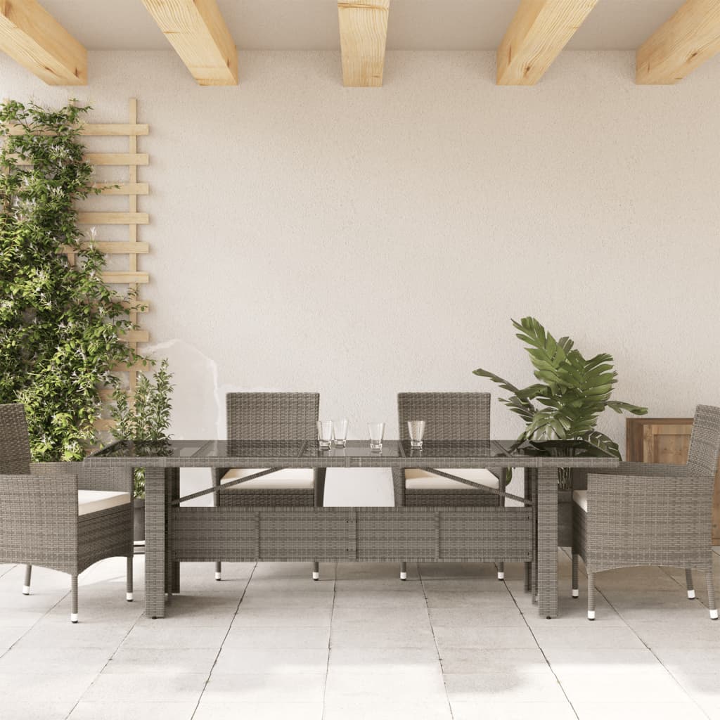 Patio Table With Top Poly Rattan