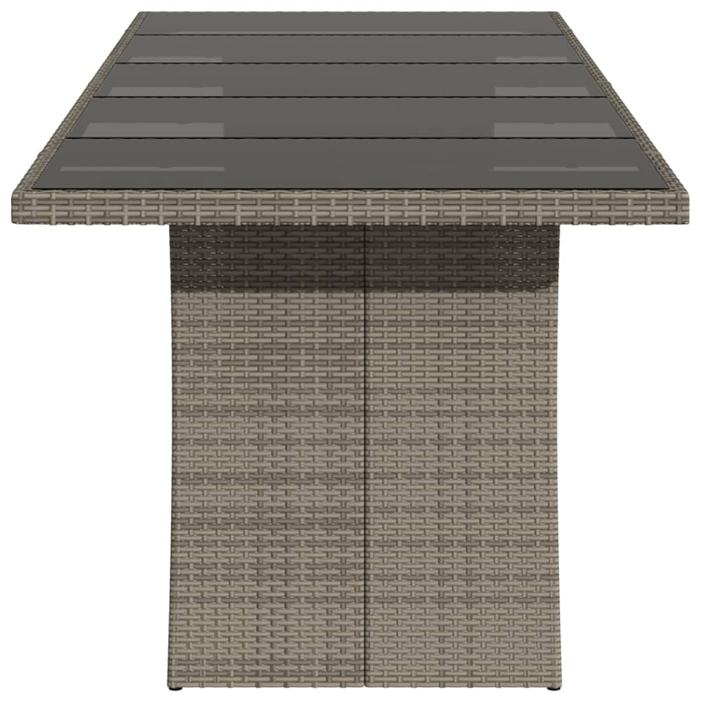 Patio Table With Top Poly Rattan