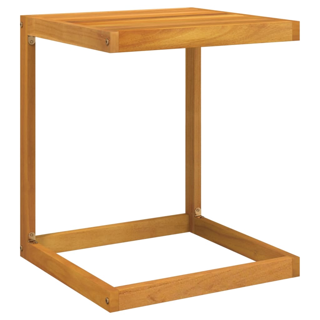 C Table 16.5&quot;X15.7&quot;X19.7&quot; Solid Wood Acacia