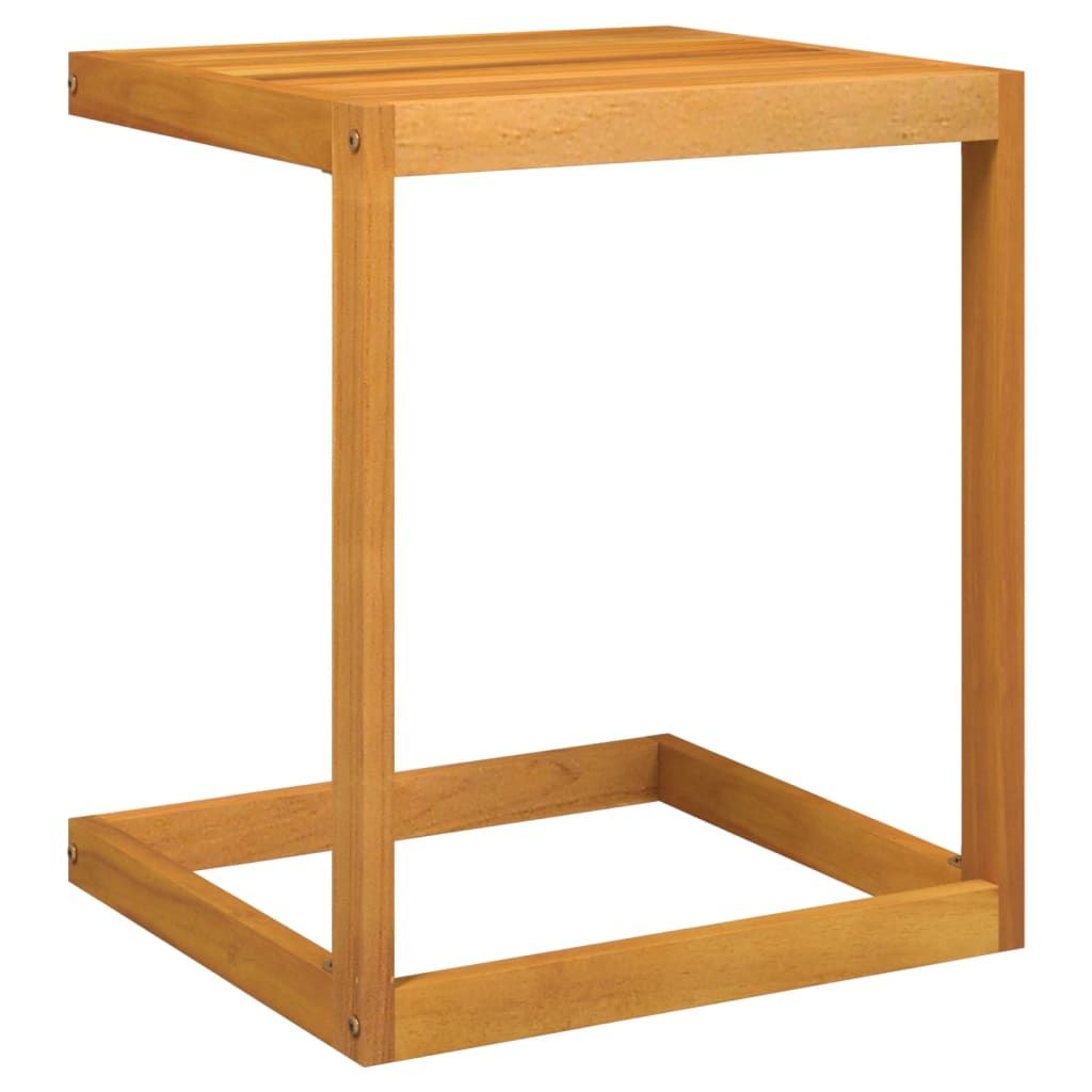 C Table 16.5&quot;X15.7&quot;X19.7&quot; Solid Wood Acacia