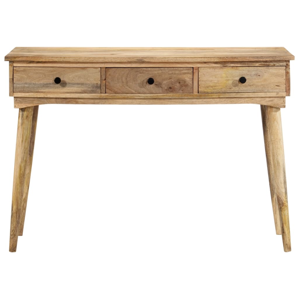 Console Table With Drawers Solid Wood Mango