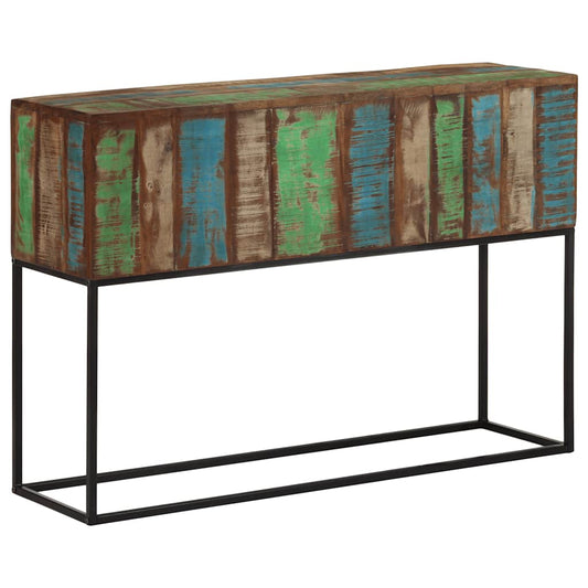 Console Table 43.3&quot;X11.8&quot;X29.5&quot; Solid Wood Reclaimed And Iron