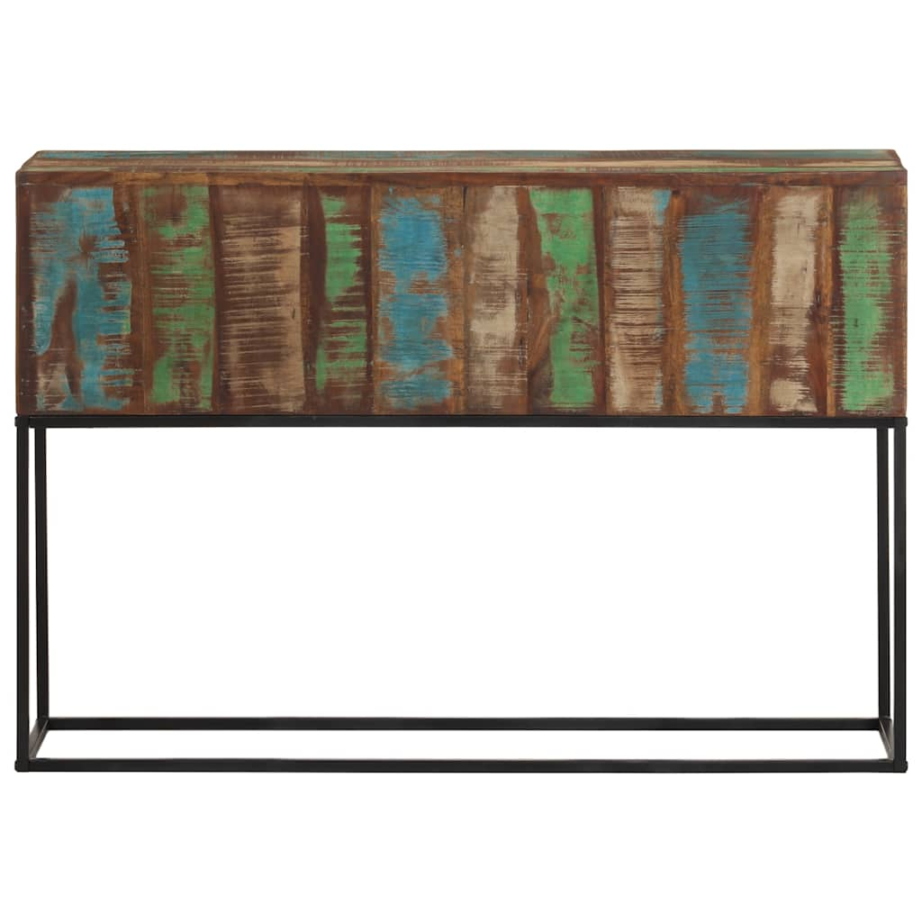 Console Table 43.3&quot;X11.8&quot;X29.5&quot; Solid Wood Reclaimed And Iron