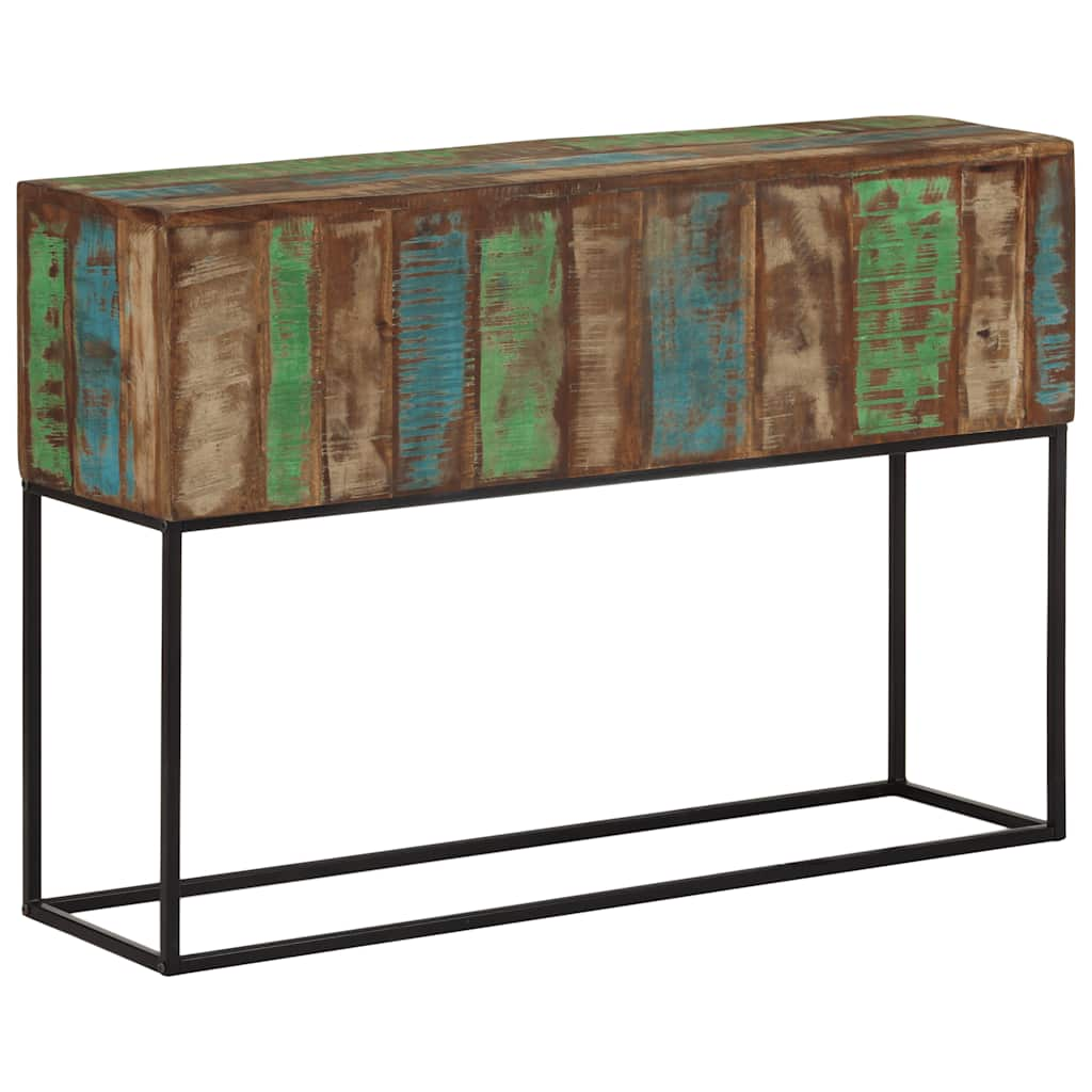 Console Table 43.3&quot;X11.8&quot;X29.5&quot; Solid Wood Reclaimed And Iron