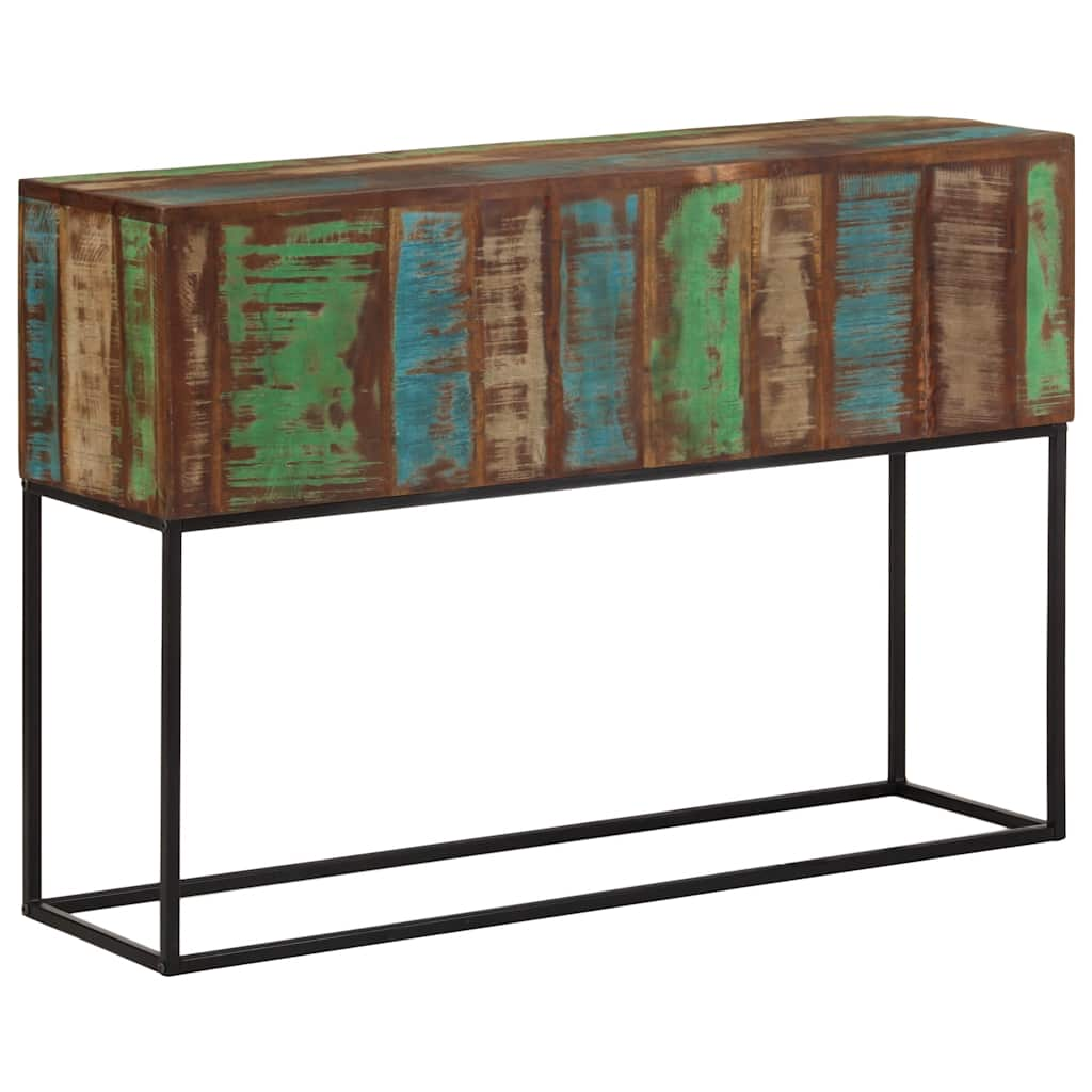 Console Table 43.3&quot;X11.8&quot;X29.5&quot; Solid Wood Reclaimed And Iron