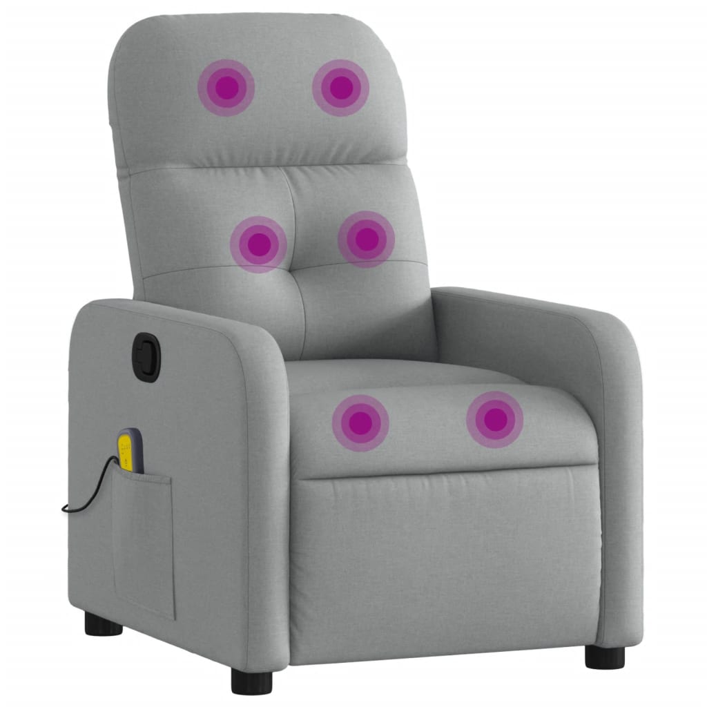 Massage Recliner Chair Fabric