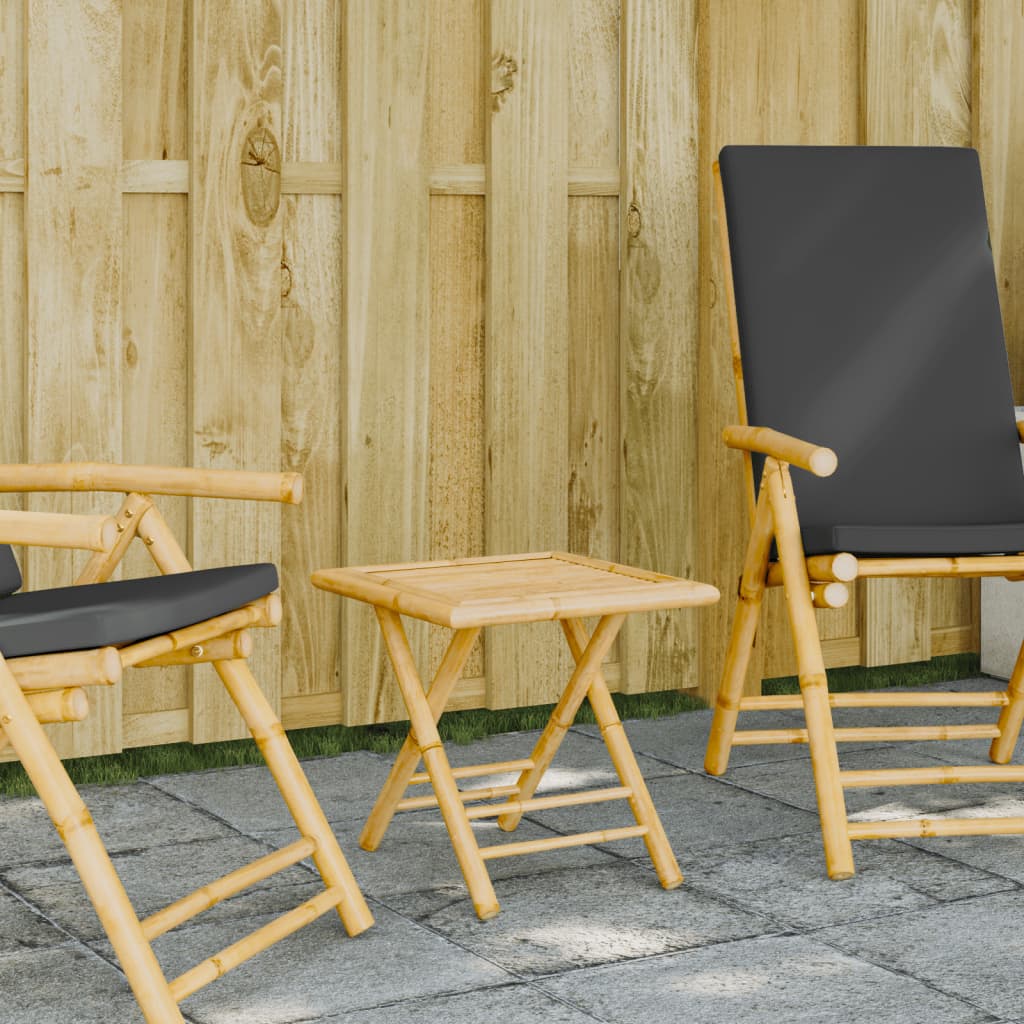 Folding Patio Table Bamboo