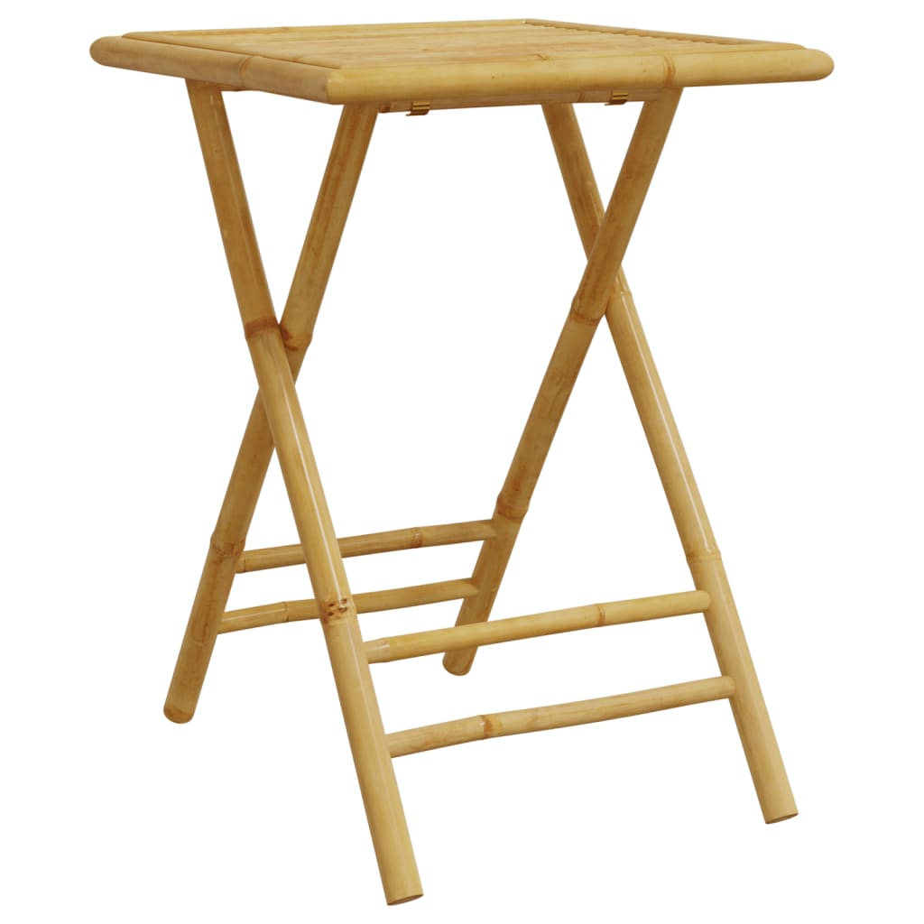 Folding Patio Table Bamboo