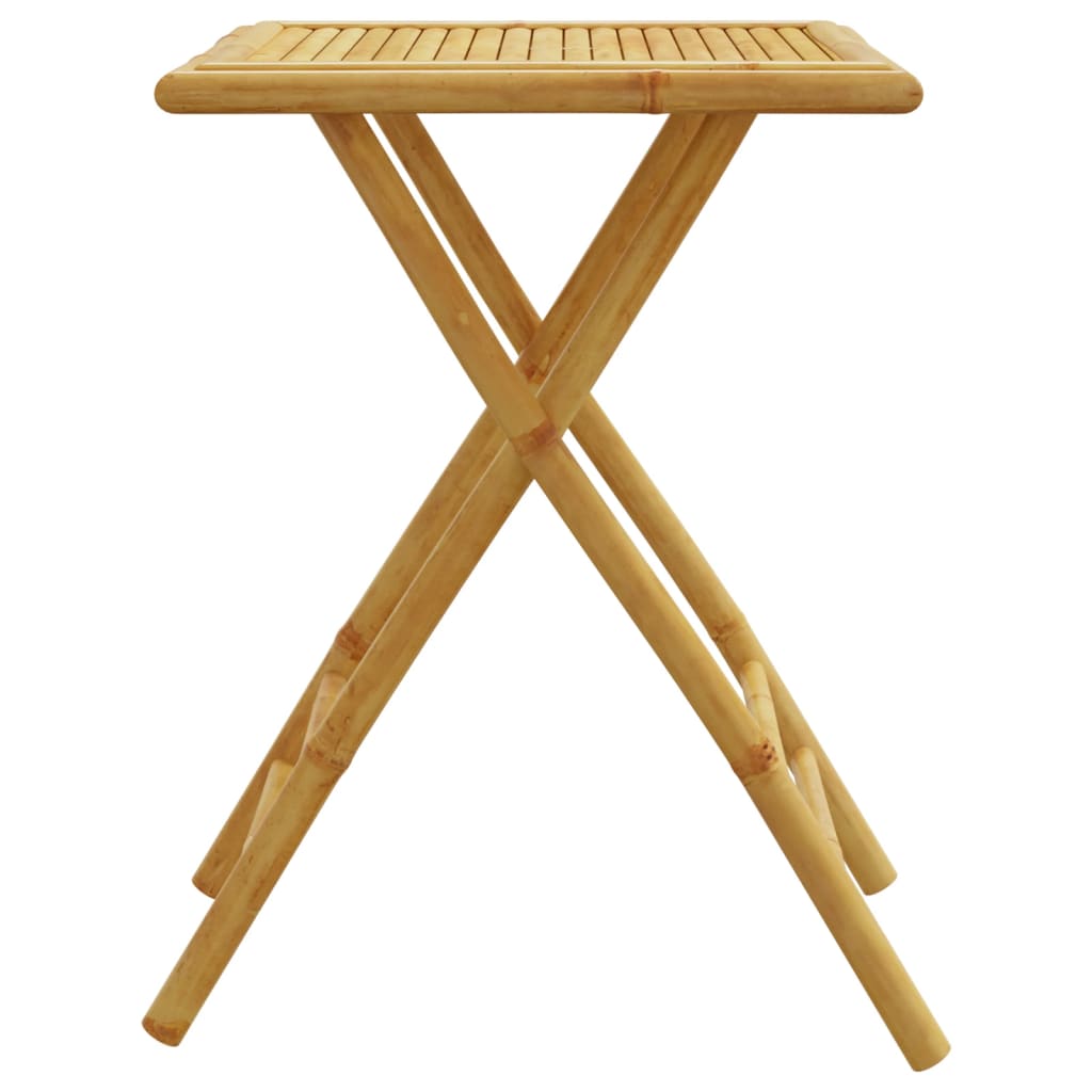 Folding Patio Table Bamboo