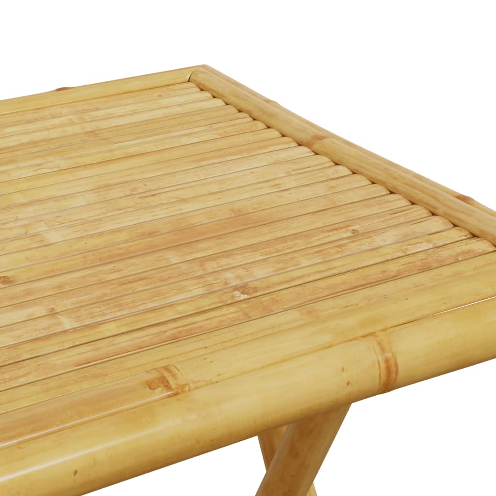 Folding Patio Table Bamboo