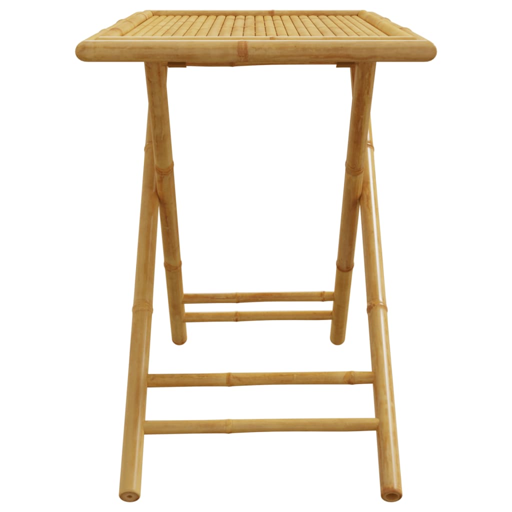 Folding Patio Table 43.3&quot;X21.7&quot;X29.5&quot; Bamboo