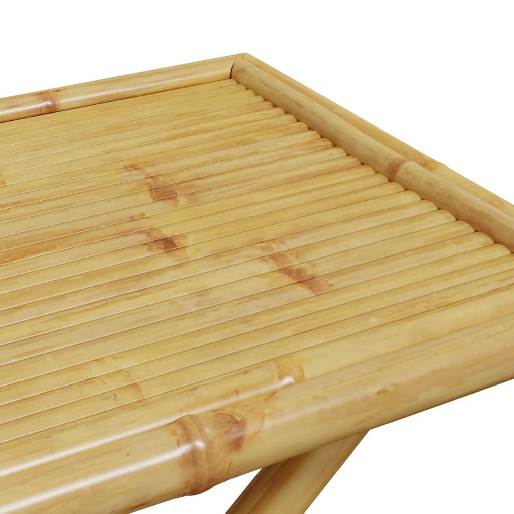 Folding Patio Table 43.3&quot;X21.7&quot;X29.5&quot; Bamboo