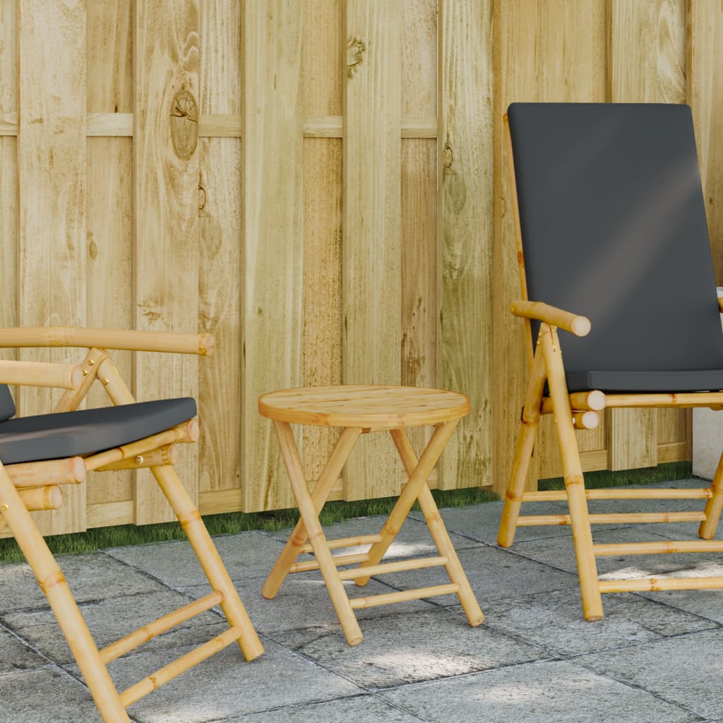 Folding Patio Table Bamboo