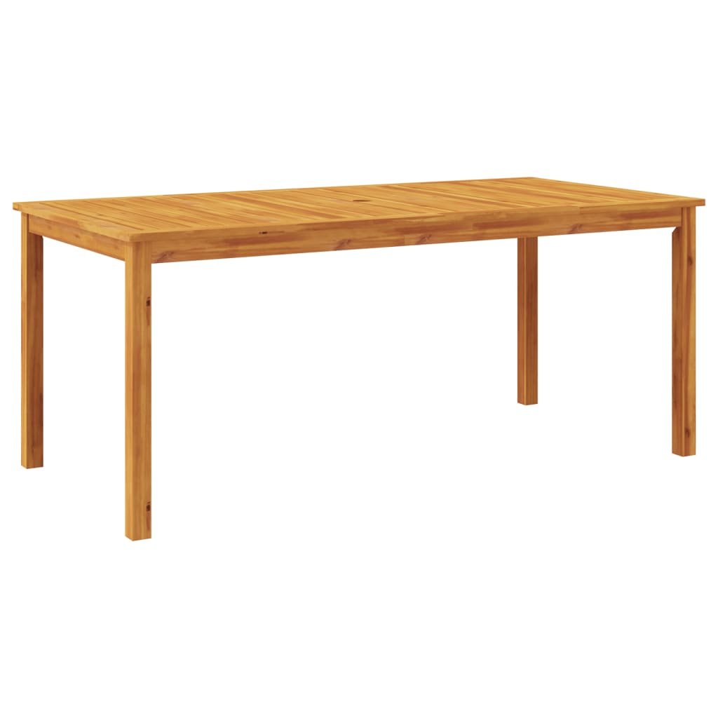 Patio Dining Table Solid Wood Acacia