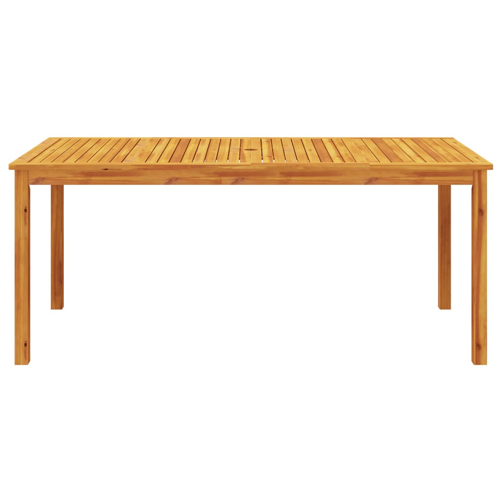 Patio Dining Table Solid Wood Acacia