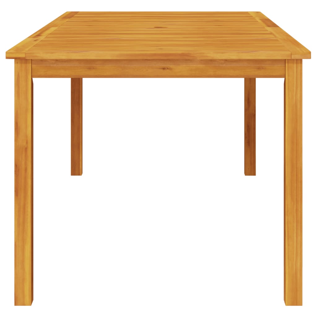 Patio Dining Table Solid Wood Acacia