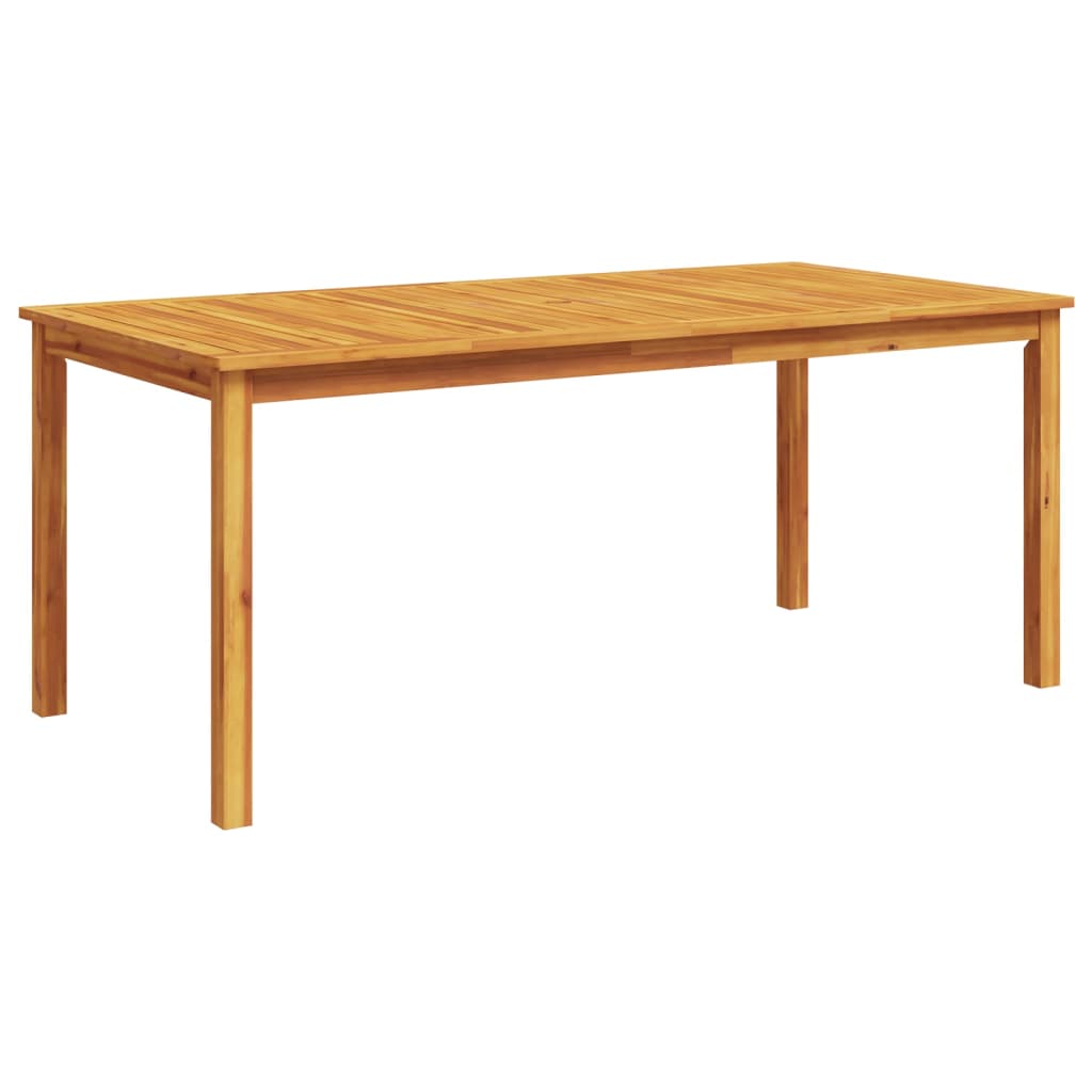 Patio Dining Table Solid Wood Acacia