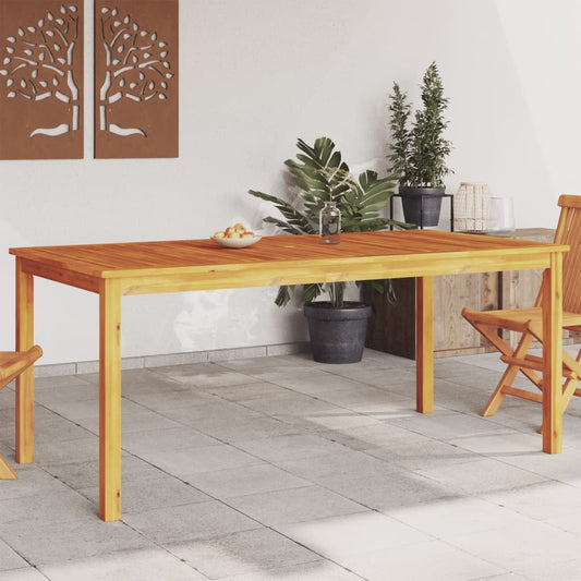 Patio Dining Table Solid Wood Acacia