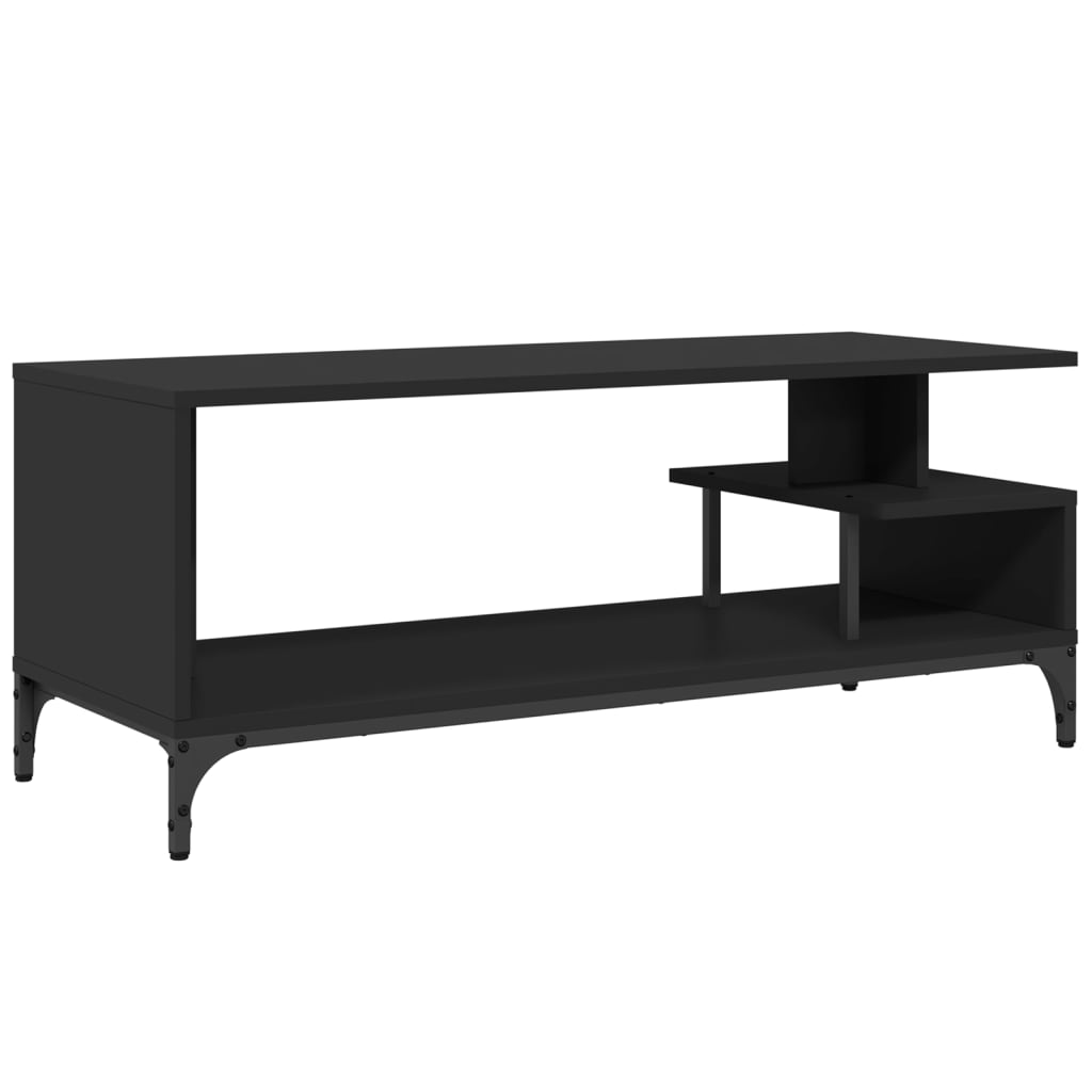 Tv Stand 40.2&quot;X15.7&quot;X16.1&quot; Engineered Wood And Powder-Coated Steel