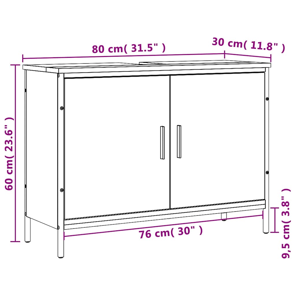 Bathroom Sink Cabinet Engineered Wood