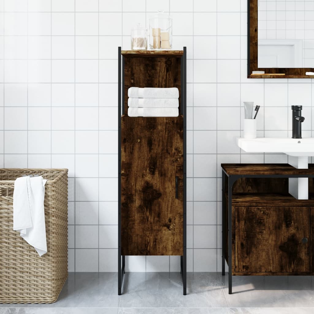 Bathroom Cabinet 13&quot;X13&quot;X47.4&quot; Engineered Wood