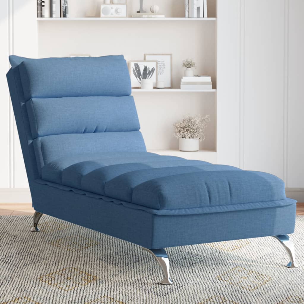 Chaise Lounge With Cushions Fabric