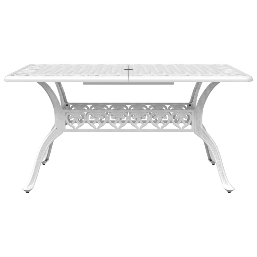 Patio Table 59.1&quot;X35.4&quot;X28.3&quot; Cast Aluminum