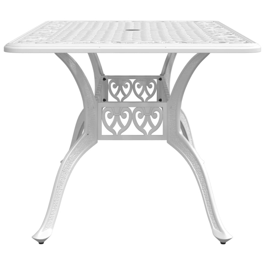 Patio Table 59.1&quot;X35.4&quot;X28.3&quot; Cast Aluminum