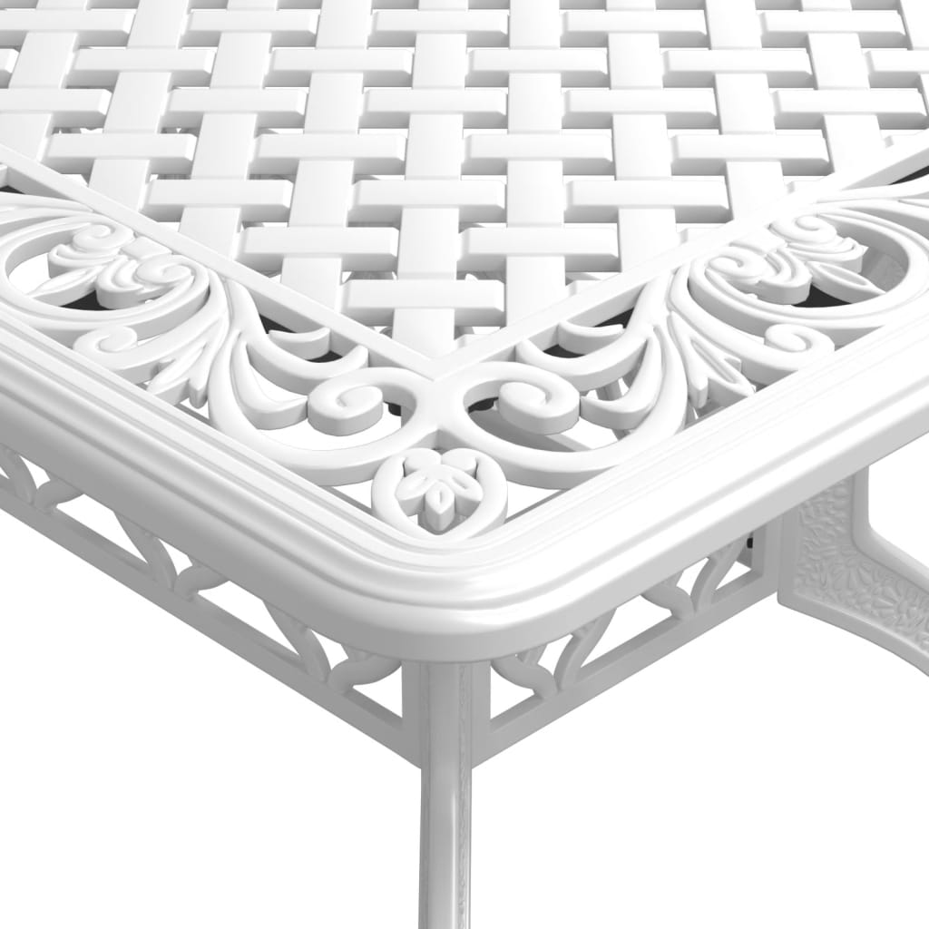 Patio Table 59.1&quot;X35.4&quot;X28.3&quot; Cast Aluminum