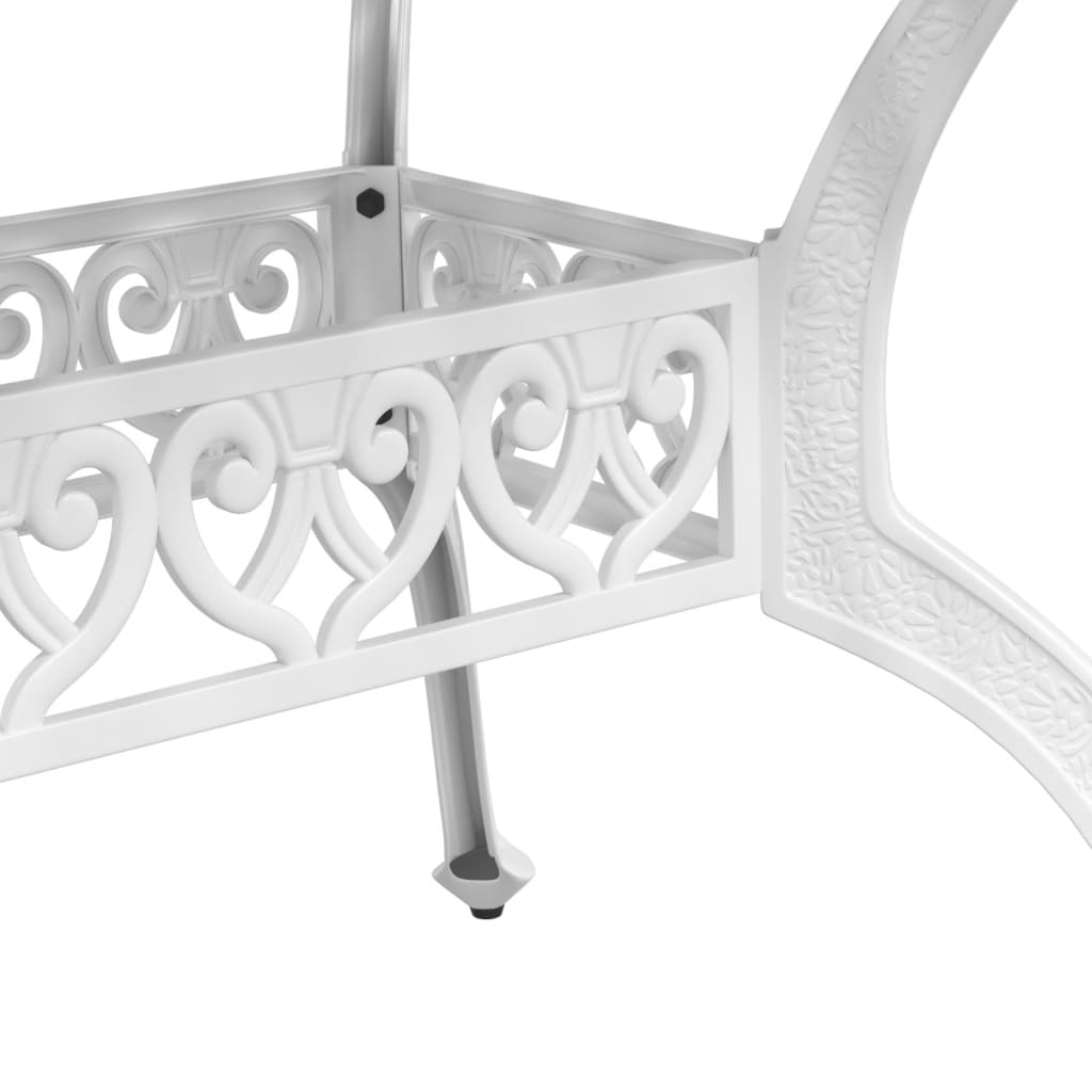 Patio Table 59.1&quot;X35.4&quot;X28.3&quot; Cast Aluminum