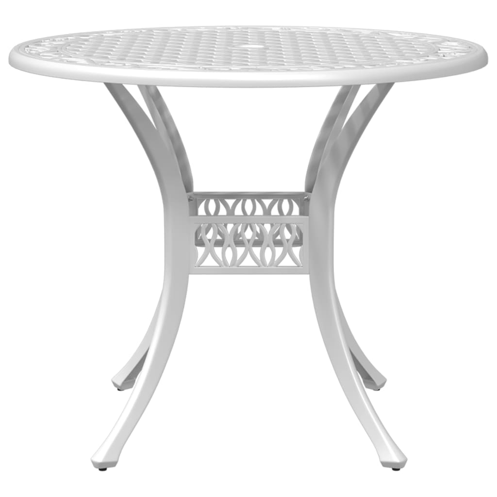 Patio Table Ø35.4&quot;X29.5&quot; Cast Aluminum