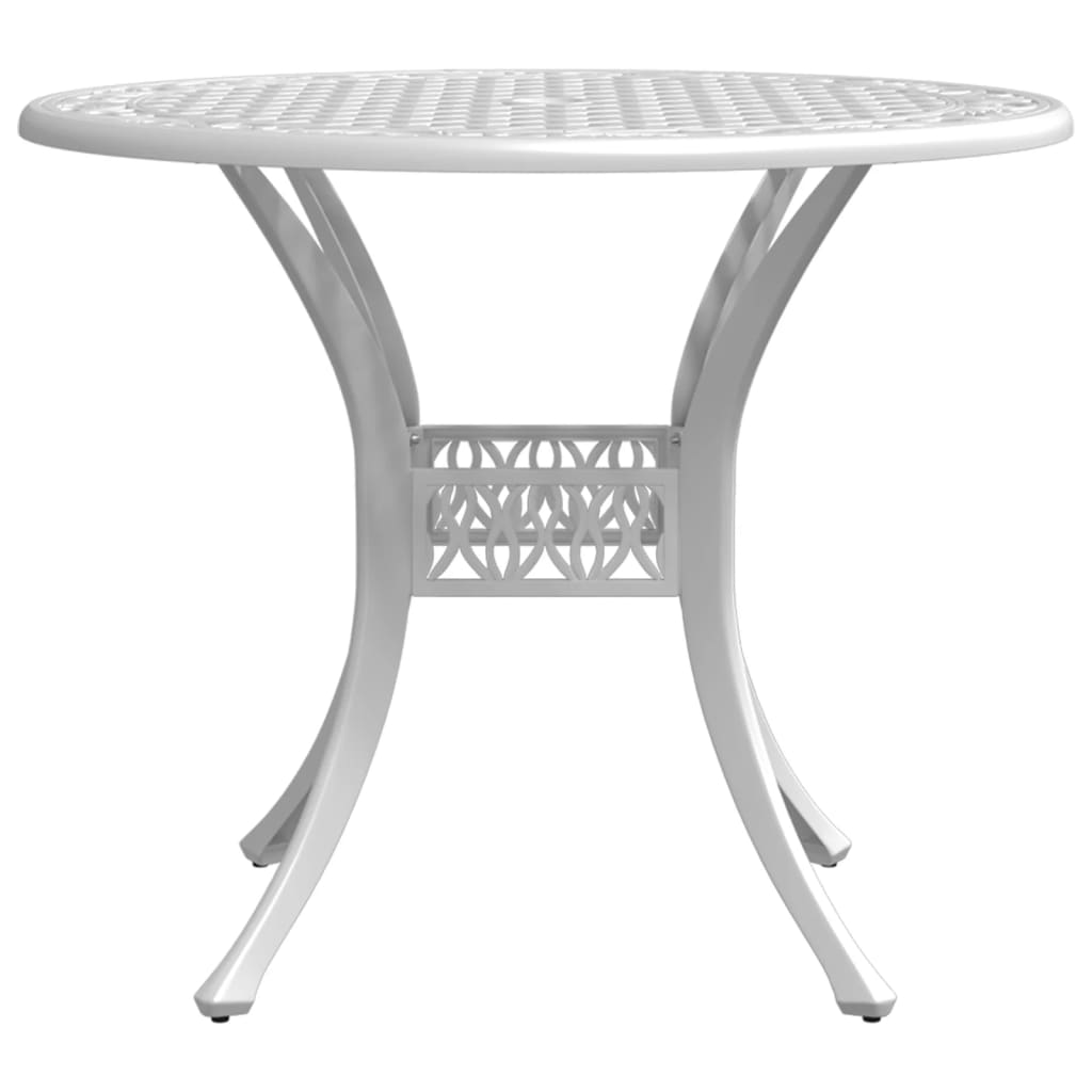 Patio Table Ø35.4&quot;X29.5&quot; Cast Aluminum