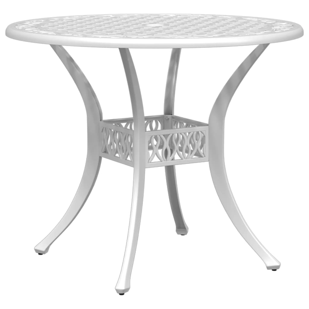 Patio Table Ø35.4&quot;X29.5&quot; Cast Aluminum