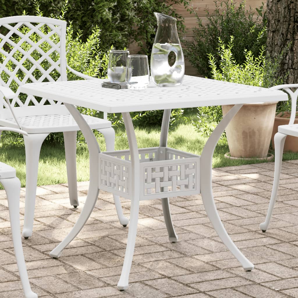 Patio Table 31.5&quot;X31.5&quot;X29.5&quot; Cast Aluminum