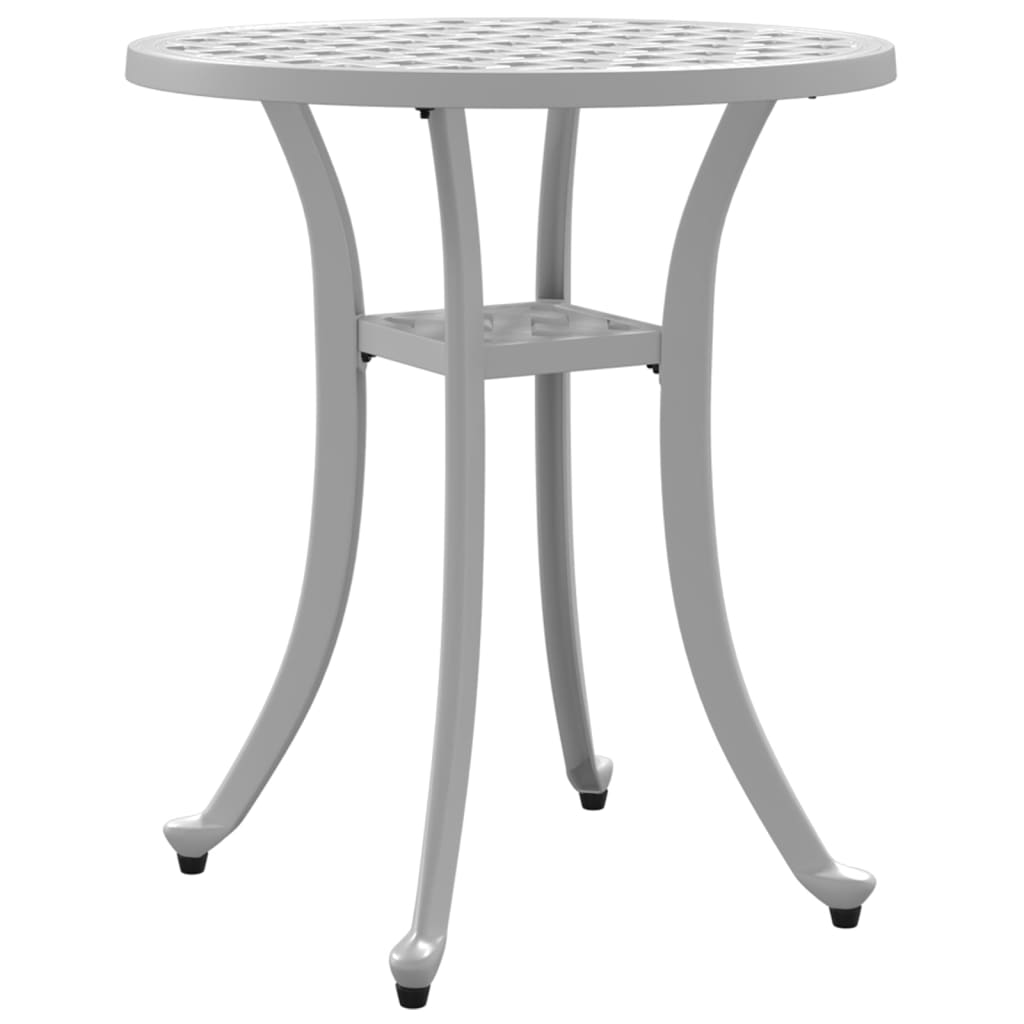 Patio Table Ø18.9&quot;X20.9&quot; Cast Aluminum