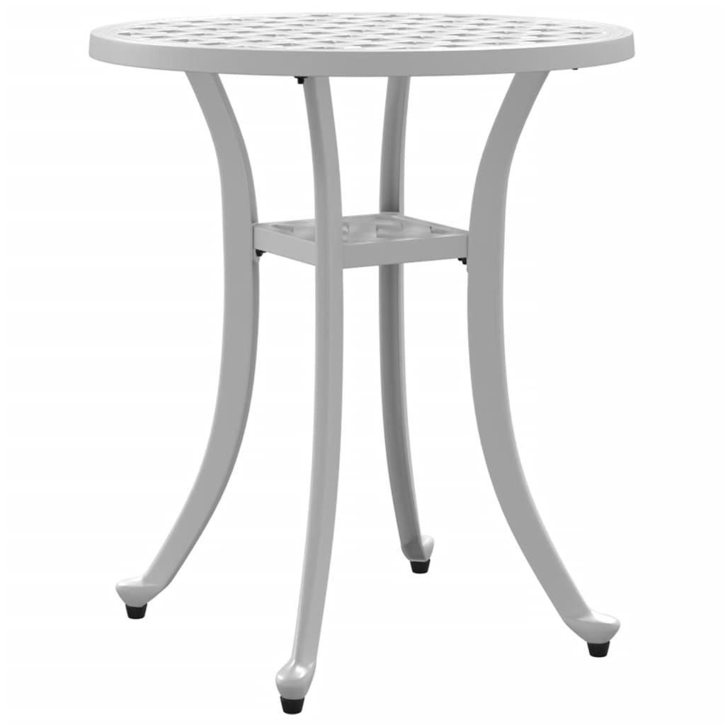 Patio Table Ø18.9&quot;X20.9&quot; Cast Aluminum