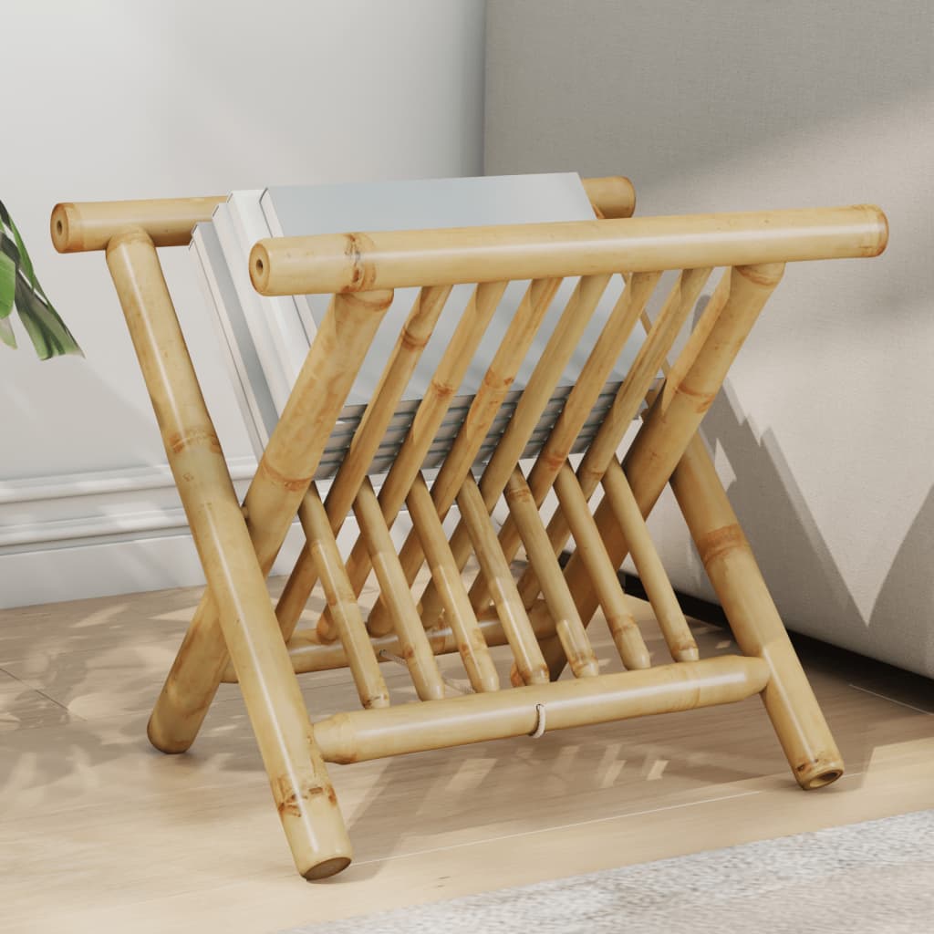 Magazine Rack 16.5&quot;X12&quot;X13.6&quot; Bamboo