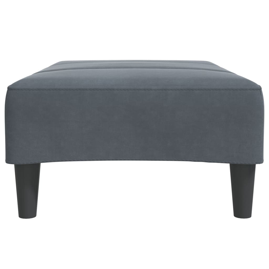 Footstool 30.3&quot;X21.7&quot;X12.2&quot; Velvet