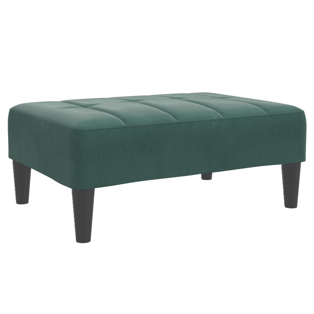 Footstool 30.3&quot;X21.7&quot;X12.2&quot; Velvet