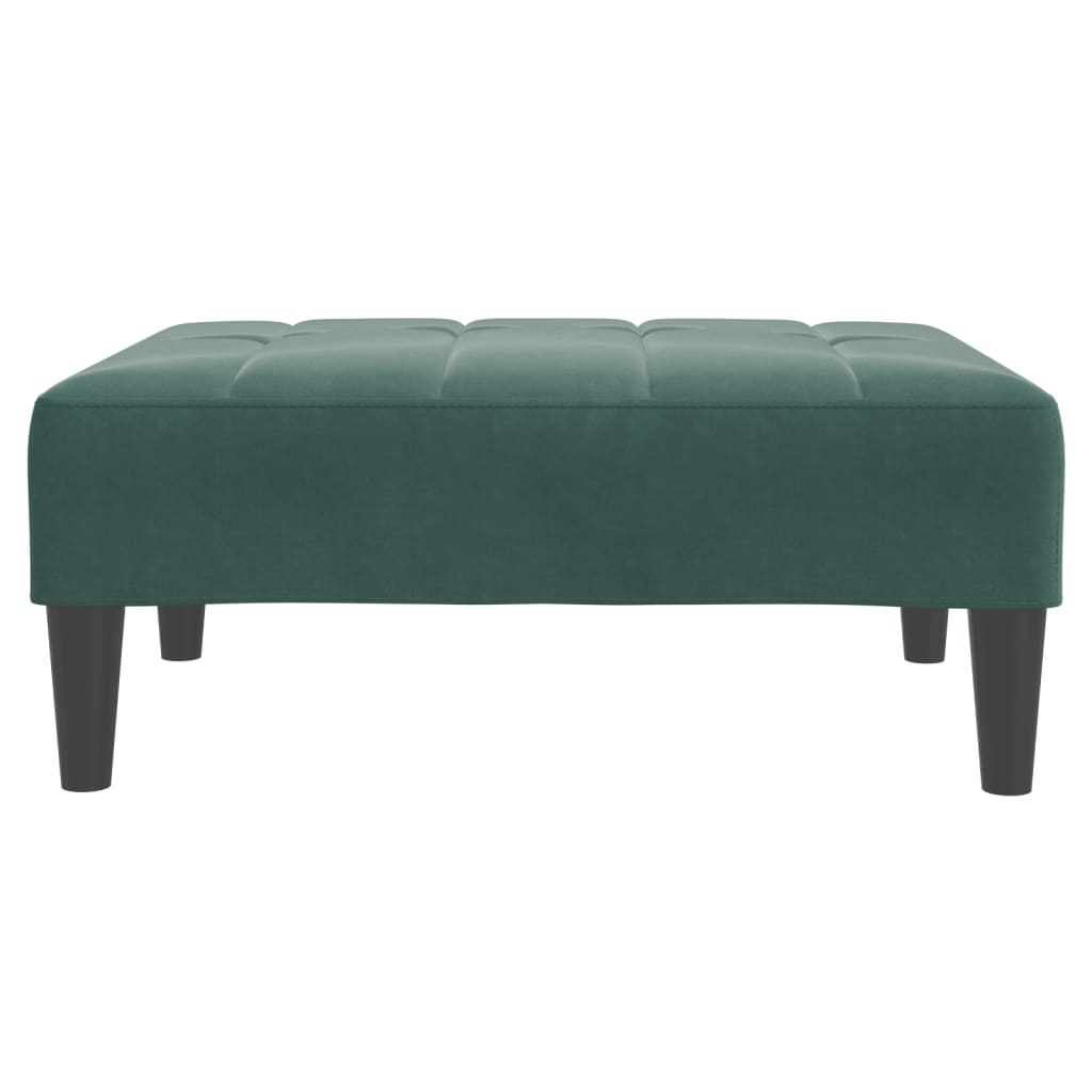 Footstool 30.3&quot;X21.7&quot;X12.2&quot; Velvet