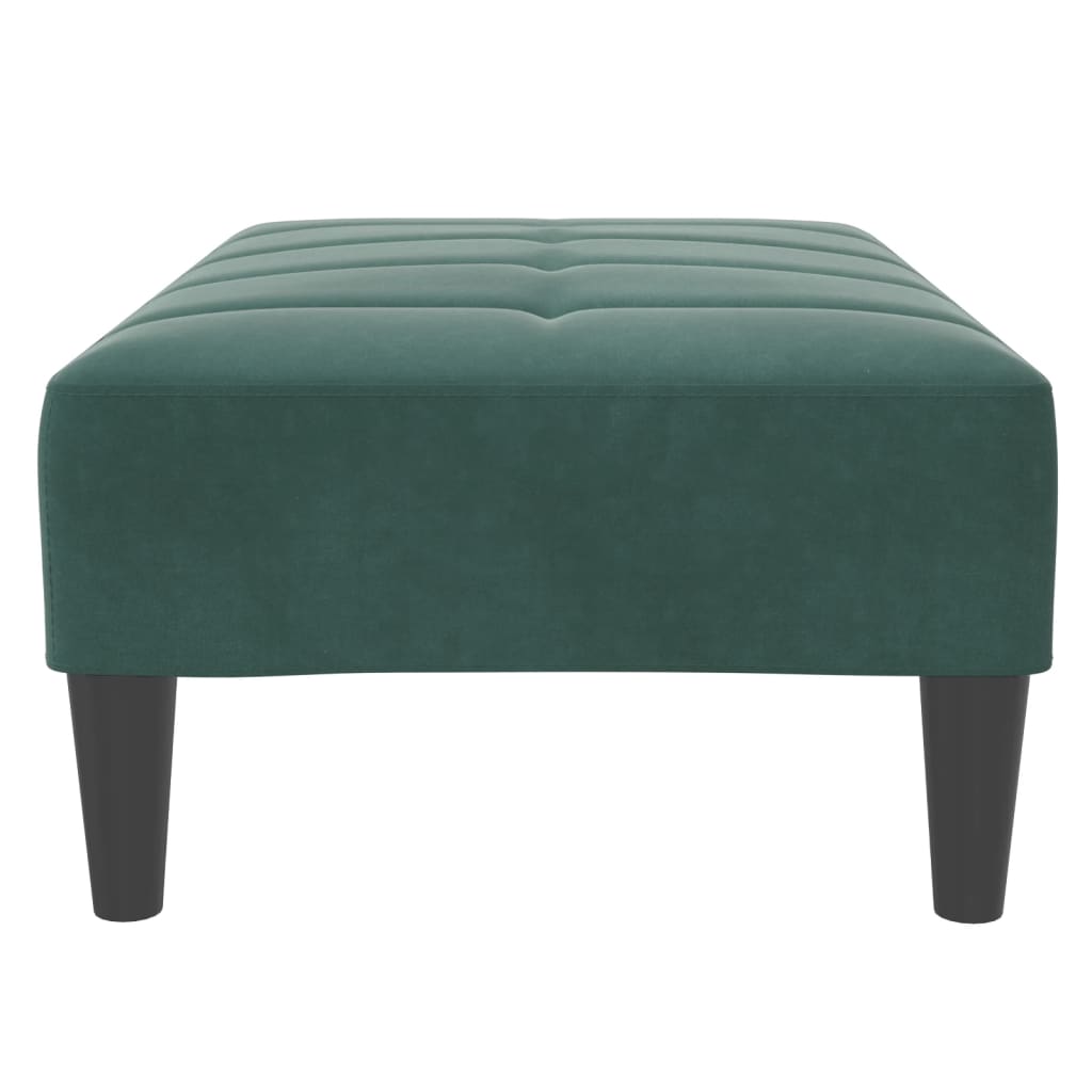 Footstool 30.3&quot;X21.7&quot;X12.2&quot; Velvet