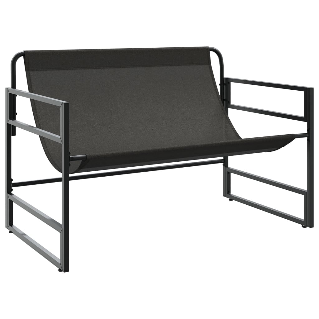 Patio Bench With Cushion 44.5&quot; Steel