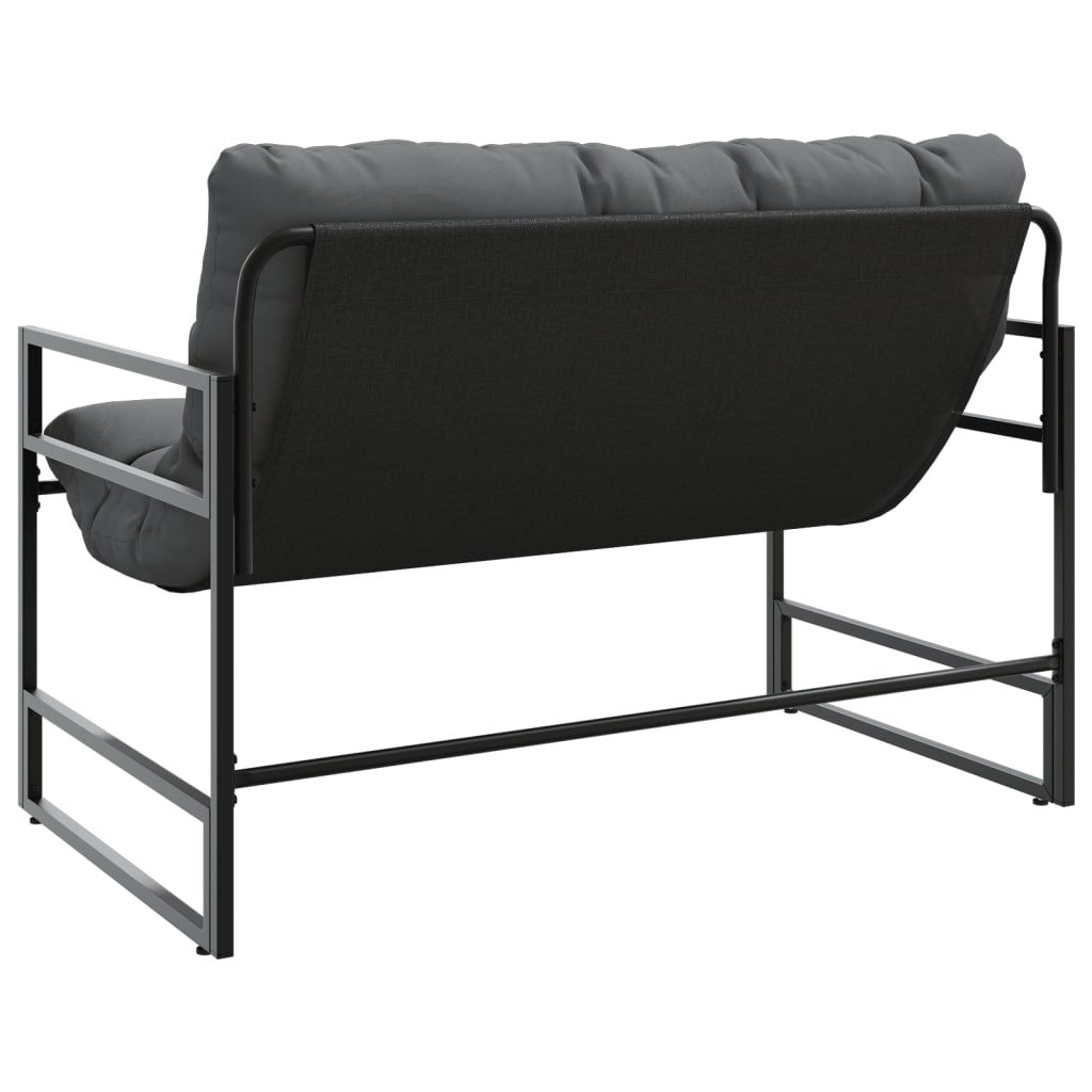 Patio Bench With Cushion 44.5&quot; Steel