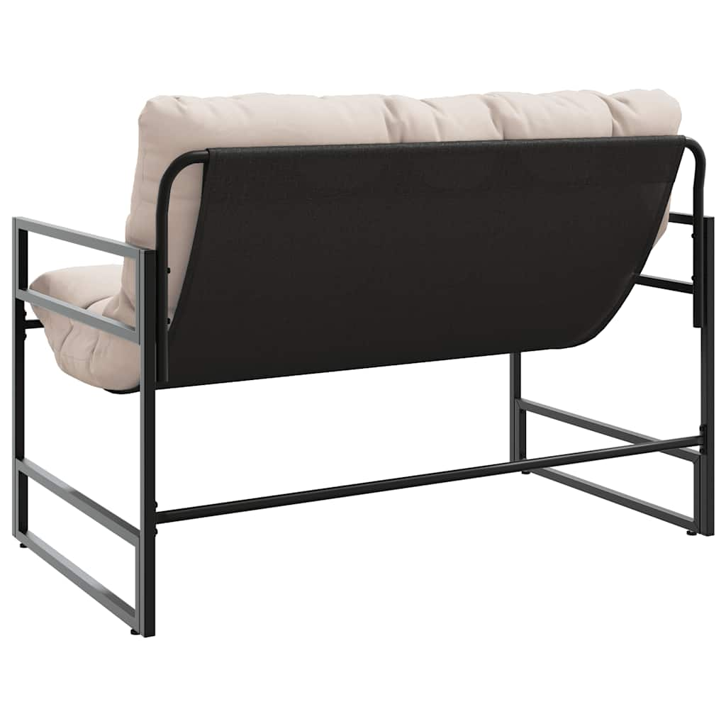 Patio Bench With Cushion 44.5&quot; Steel