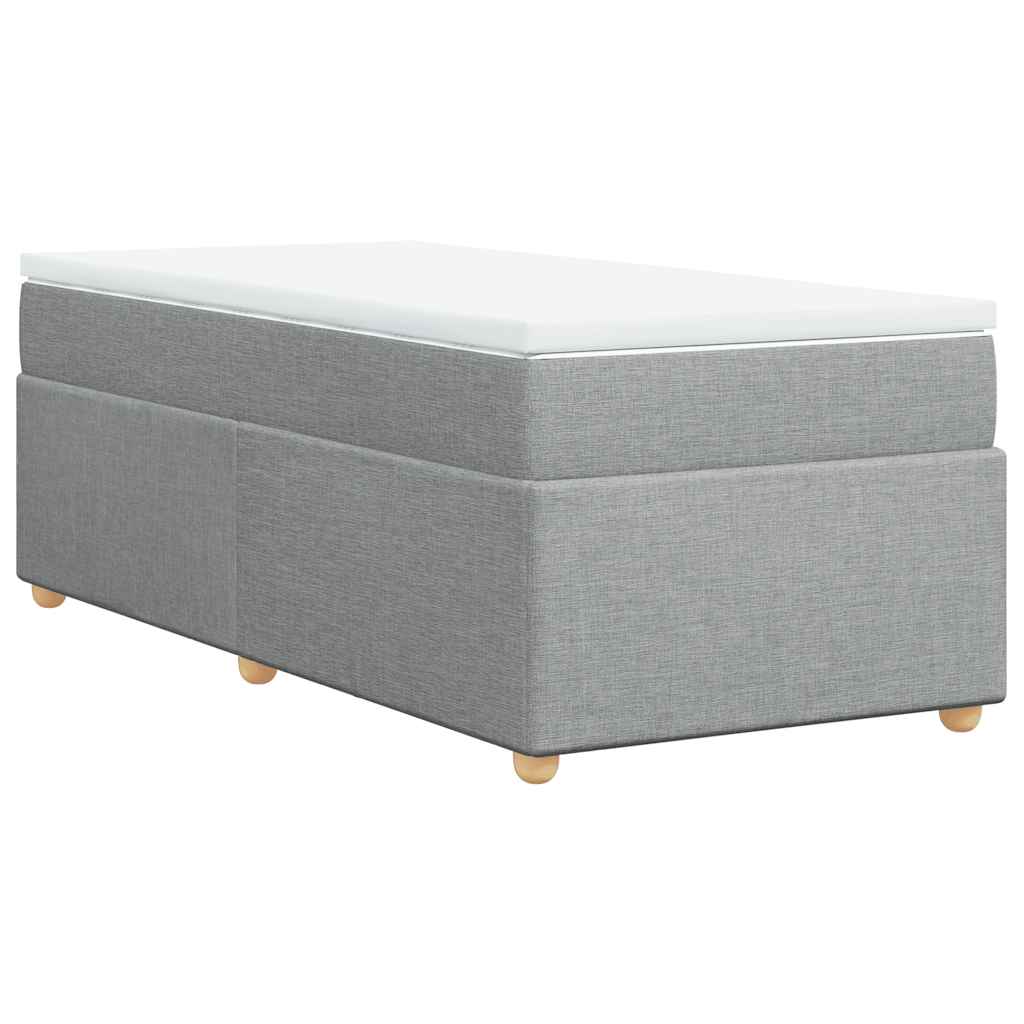 Box Spring Bed With Mattress Fabric