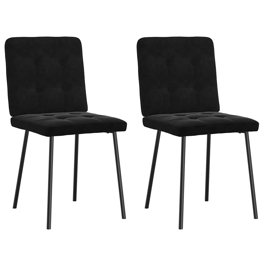 Dining Chairs 2 Pcs Velvet