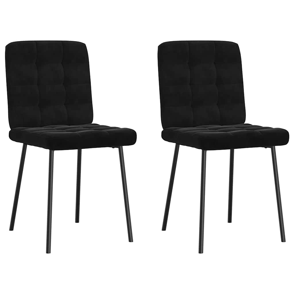 Dining Chairs 2 Pcs Velvet